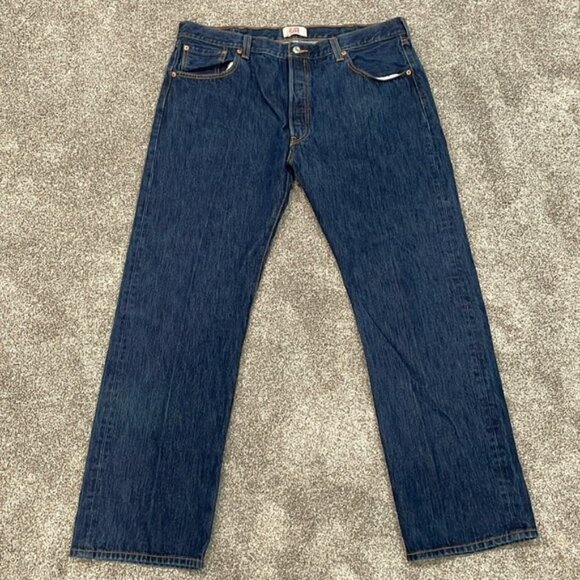 Levi's Other - EC Men's Levi's 501 Button Fly Dark Wash Jeans - Size 40